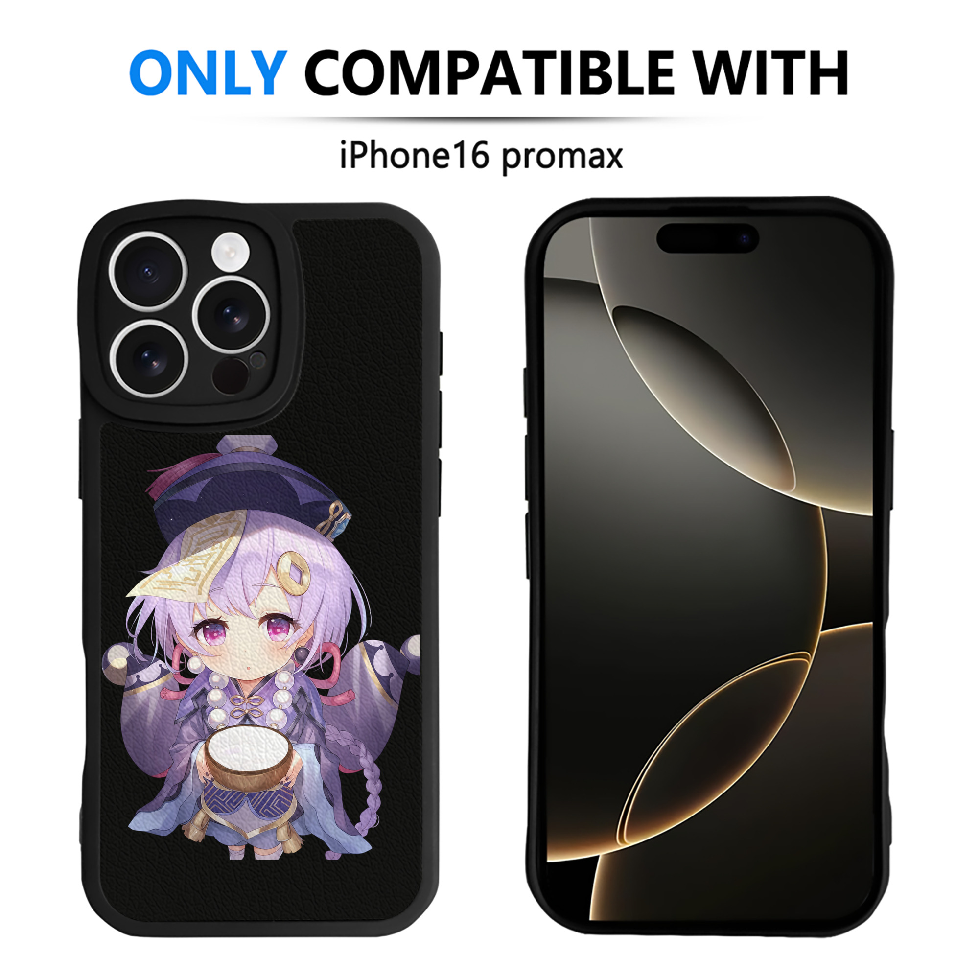 げんし神 七七 なな  genshin Nana 【iPhone 16シリーズ対応】シリコンスマホケース（レザー調） 材質：シリコン